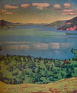 Le lac de Thoune, depuis Leissigen, vers 1910 - Ferdinand Hodler