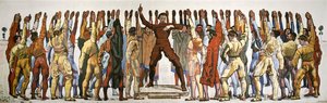 Unanimité (Le serment). Deuxième version par Hodler, Ferdinand (1853-1918) - Ferdinand Hodler