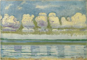 Vue du lac de Genève et du Jura suisse - Ferdinand Hodler