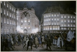 RÉVOLUTION DE MARS: Les étudiants prennent les armes à la veille du 13 mars - Ferdinand Hofbauer