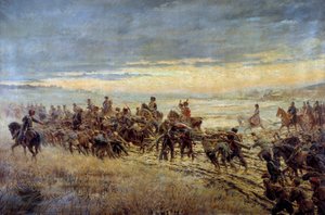 La veille de la bataille de Montmirail 10/02/1814 - Ferdinand Joseph Gueldry