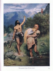 Les géants emportèrent Freia, illustration de The Stories of Wagner