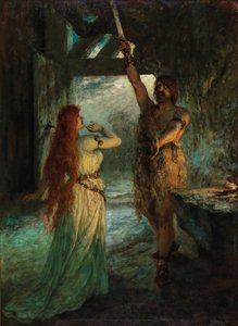 Valkyrie 1er acte : Sieglinde et son frère Siegmund - Ferdinand Leeke