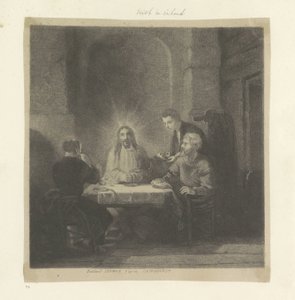 Repas à Emmaüs - Ferdinand Lehman