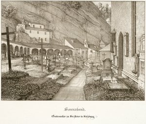 Samedi : Cimetière de Saint-Pierre à Salzbourg