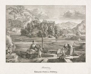 Sept vues de Salzbourg et Berchtesgaden : Lundi : Jardin Rosenecker Salzbourg