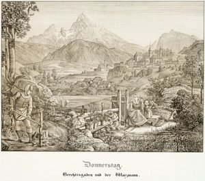 Jeudi : Berchtesgaden et le Watzmann - Ferdinand Olivier