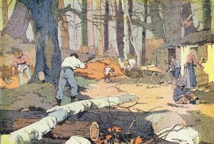 Le sabotier, dans Imagier de l