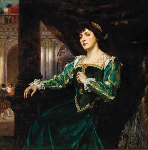Portrait de Madame Clémenceau - Ferdinand Roybet