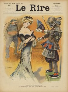 Satire sur les relations de la France avec le Japon alors que les tensions augmentaient entre le Japon et la France - Ferdinand Sigismund Bac