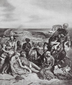 Les Massacres de Chios - Ferdinand Victor Eugene (after) Delacroix
