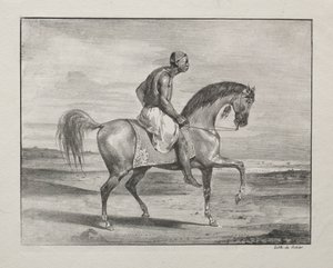 Africain à cheval, 1823 - Ferdinand Victor Eugene Delacroix