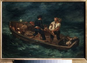 Après le naufrage - Ferdinand Victor Eugene Delacroix