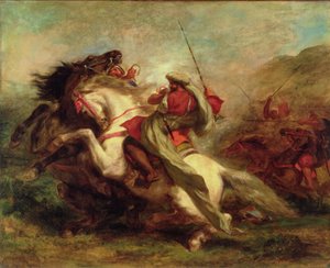Collision de cavaliers maures, 1843-44