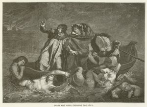 Dante et Virgile traversant le Styx