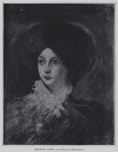 George Sand - Ferdinand Victor Eugene Delacroix