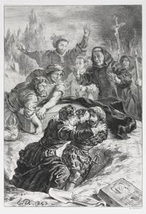 Hamlet : Hamlet et Laertes dans la tombe d