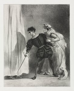 Hamlet : Le meurtre de Polonius, 1834