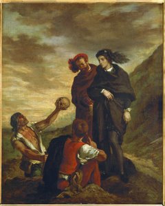 Hamlet et Horatio dans le cimetière ... - Ferdinand Victor Eugene Delacroix