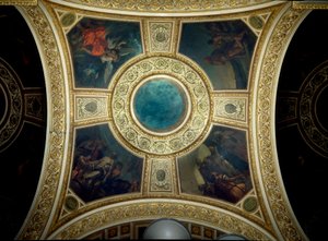 Histoire et Philosophie. Coupole de la bibliothèque de l