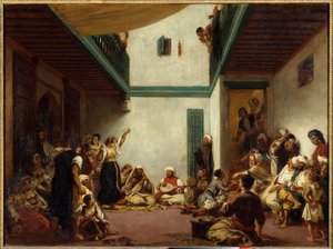 Mariage juif au Maroc. Peinture par Eugène Delacroix (1798-1863) - Ferdinand Victor Eugene Delacroix