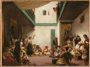Noce juive dans le Maroc … - Ferdinand Victor Eugene Delacroix