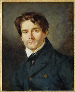 Portrait de Leon Riesener ... - Ferdinand Victor Eugene Delacroix
