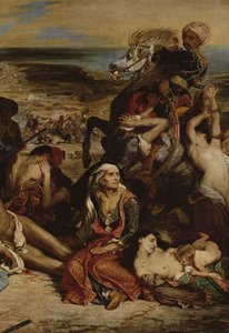 Scènes du Massacre de Chios, 1822 (détail)