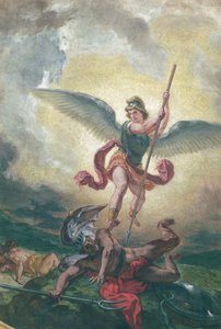 Saint Michel combattant le dragon (détail)