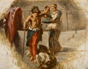 La décapitation de Saint Jean-Baptiste, c.1838 - Ferdinand Victor Eugene Delacroix