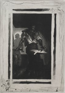 Le forgeron - Ferdinand Victor Eugene Delacroix