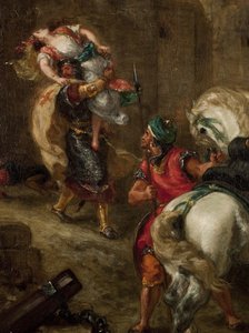 Le viol de Rebecca - Ferdinand Victor Eugene Delacroix