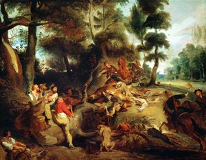 La chasse au sanglier, d