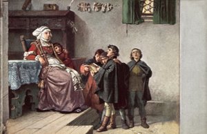 Martin Luther chantant pour Frau Cotta lorsqu