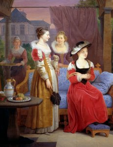 Rubens peignant un chapeau de paille dans son atelier