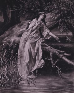 Scène de Hamlet de Shakespeare (Acte IV, Scène 7) - Ferdinand the Elder Piloty