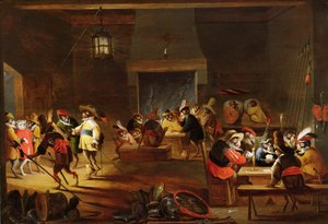 Singes dans une taverne - Ferdinand van Kessel