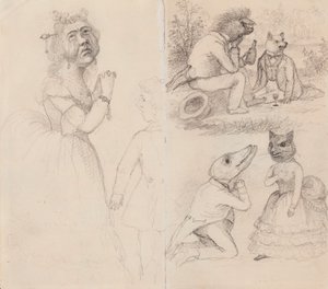 Caricatures - Ferdinand von Wright