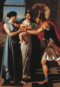 Andromaque interceptant Hector à la porte Scée (détail) - Ferdinando Castelli