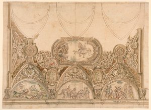 Conception pour la décoration du plafond d