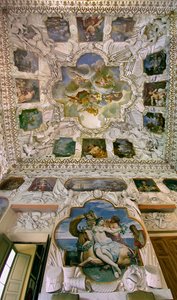 Vue de la Sala degli Stucchi - Ferdinando Galli and Bibiena Francesco Galli Bibiena