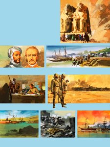 Général Charles Gordon de Khartoum (gouache sur papier) - Ferdinando Tacconi