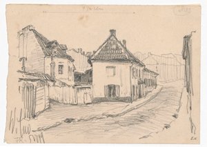 Ruelle des tanneurs à Vilnius - Ferdynand Ruszczyc