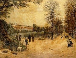 Les Jardins du Luxembourg, Paris, 1904 - Fernand Auguste Besnier