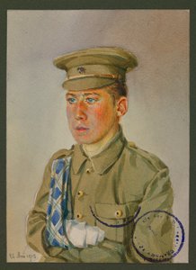 Georges Haskell, soldat britannique au Royal Scott Brighton, Gustrow
