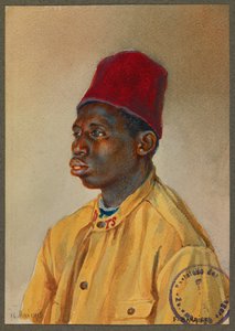 Madion - Diouf , soldat sénégalais, Gustrow - Fernand Barbier
