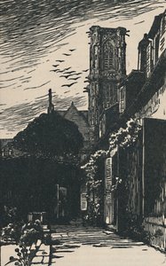 Nevers - Tour de la Cathédrale, 1919 - Fernand Chalandre