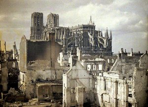 La Cathédrale Notre-Dame de Reims, Marne, France, 1917 - Fernand Cuville