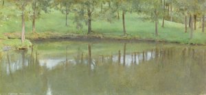 Fosset; Eau Tranquille, c.1894 - Fernand Khnopff