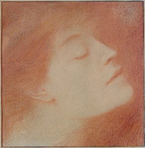 Tête de femme, 1892 - Fernand Khnopff